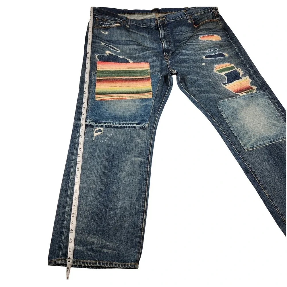 Polo‎ Ralph Lauren 48x30 (Fit 52x30) Hampton Southwestern Patchwork